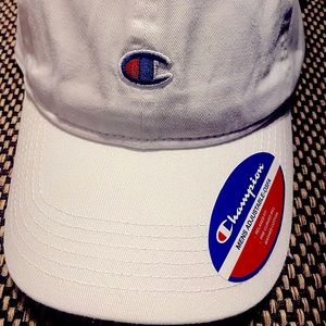 Brand new tag on champion hat